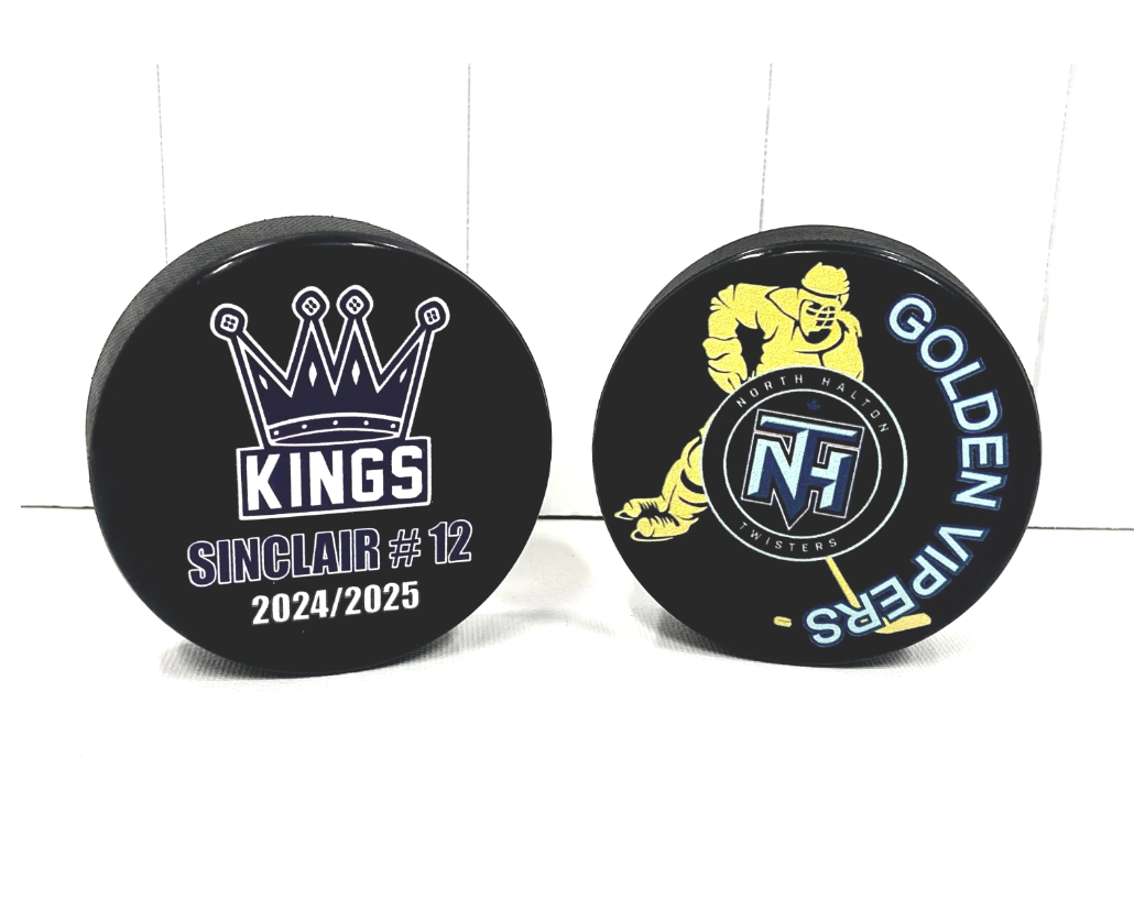 Custom Printed Hockey Pucks