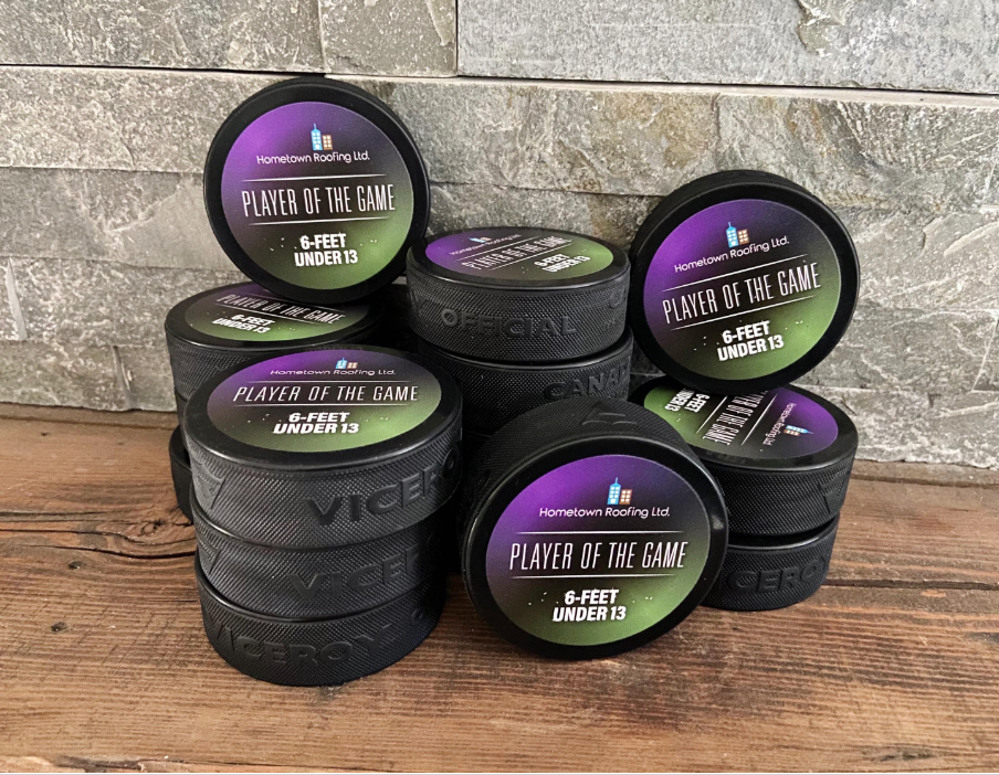 Custom Printed Hockey Pucks