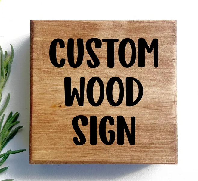 Custom Quote on mini wood sign - Personalized wood sign