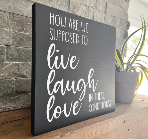 Custom Quote on Sign, Personalized saying on sign, Custom logo or image, Customized text on sign, Teacher or Friend Gift, Business or Cafe