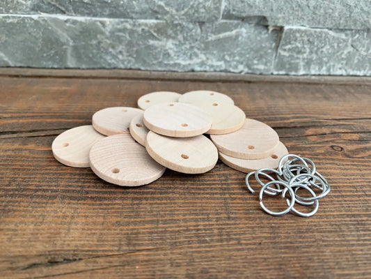 12 Extra Discs with rings for Date Reminder and Birthday Boards
